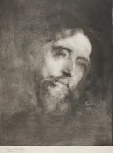 Alphonse Daudet, 1893. Creator: Eugene Carriere