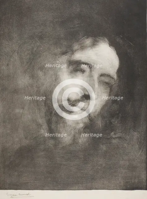 Alphonse Daudet, 1893. Creator: Eugene Carriere.