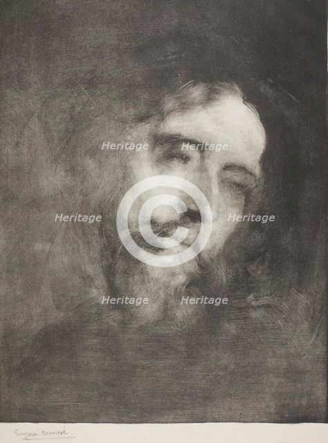 Alphonse Daudet, 1893. Creator: Eugene Carriere.