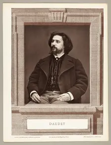 Alphonse Daudet (French novelist, 1849-1897), c. 1876. Creator: Etienne Carjat