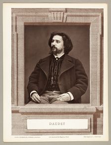 Alphonse Daudet (French novelist, 1849-1897), c. 1876. Creator: Etienne Carjat