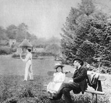 Alphonse Daudet, French novelist, 1890