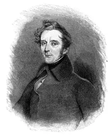 Alphonse de Lamartine (1790-1869), French writer, poet and politician, 1900