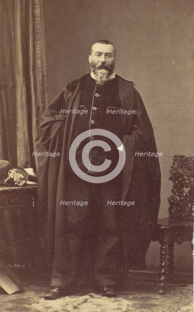 Alphonse Karr, 1850s. Creator: André-Adolphe-Eugène Disdéri.