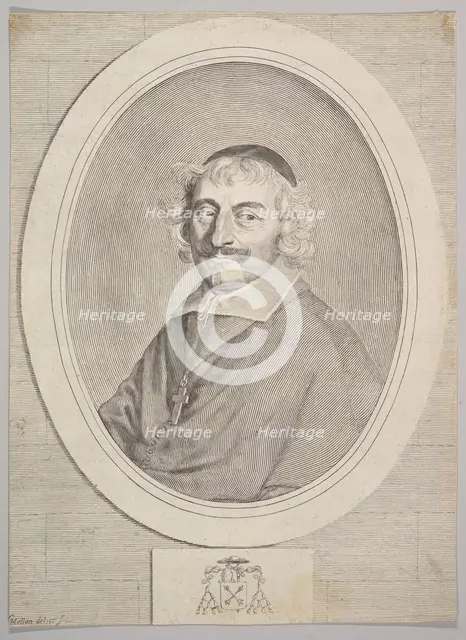 Alphonse III Delbène, Bishop of Orléans. Creator: Claude Mellan.