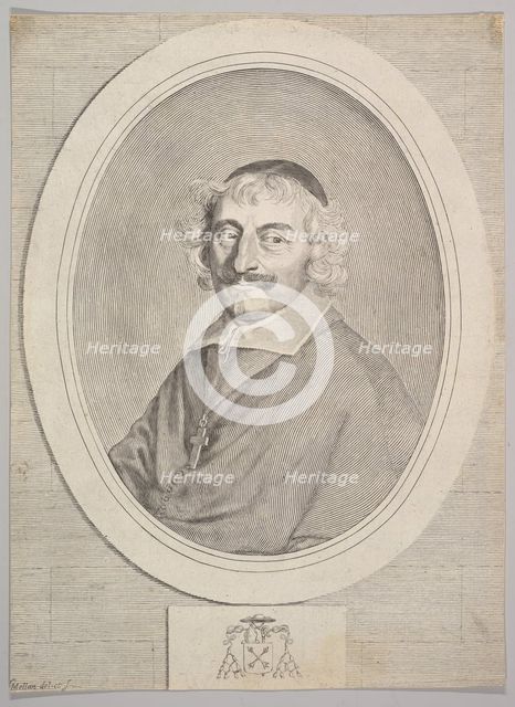 Alphonse III Delbène, Bishop of Orléans. Creator: Claude Mellan.