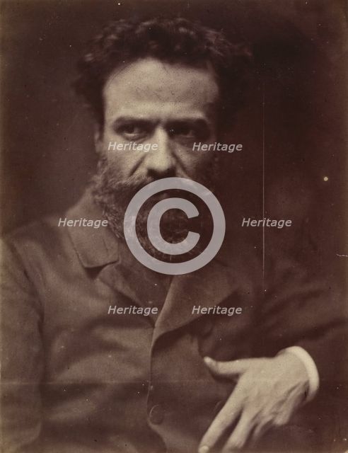 Alphonse Legros, (1837-1911), c1860s. Creator: David Wilkie Wynfield.