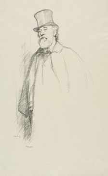 Alphonse Legros, 1897. Creator: William Rothenstein (British, 1872-1945)