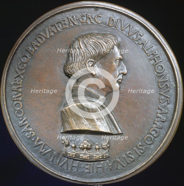 'Alphonse V of Aragon', c1415-1455. Artist: Pisanello