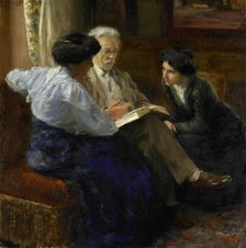 Alphons Marie Antoine Joseph Grandmont (1837-1909), the Artist's second husband..., 1900-1909. Creator: Abrahamina Arnolda Louisa Hubrecht