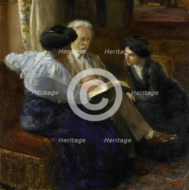 Alphons Marie Antoine Joseph Grandmont (1837-1909), the Artist's second husband..., 1900-1909. Creator: Abrahamina Arnolda Louisa Hubrecht.