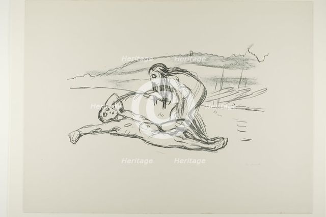 Alpha and Omega, 1908/09. Creator: Edvard Munch.