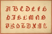 Alphabet, letters A-Z, upper case