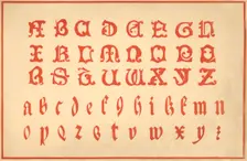 Alphabet, letters A-Z, upper and lower case