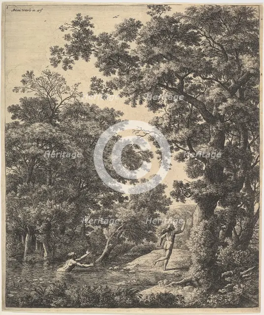 Alpheus and Arethusa. Creator: Anthonie Waterloo.