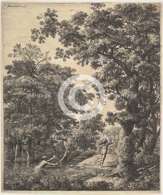 Alpheus and Arethusa. Creator: Anthonie Waterloo.