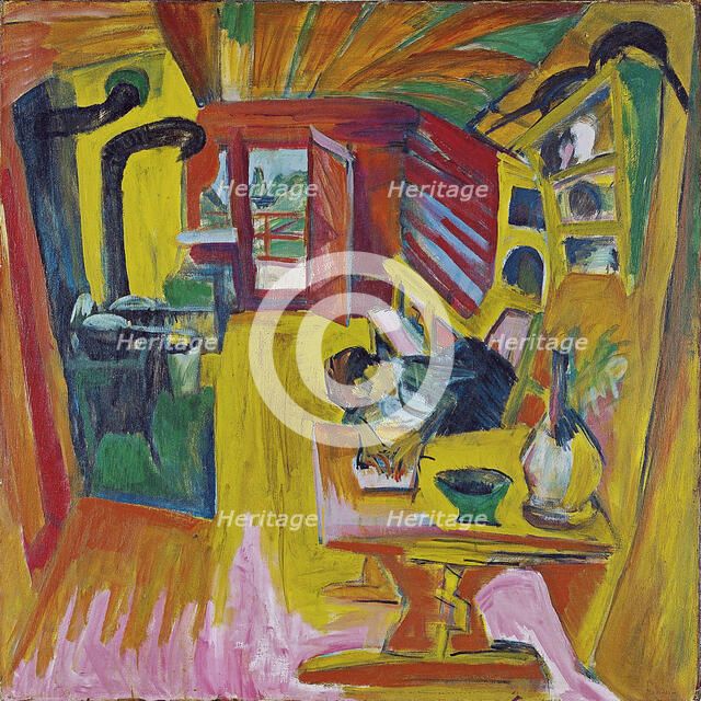 Alpine Kitchen, 1918. Artist: Kirchner, Ernst Ludwig (1880-1938)