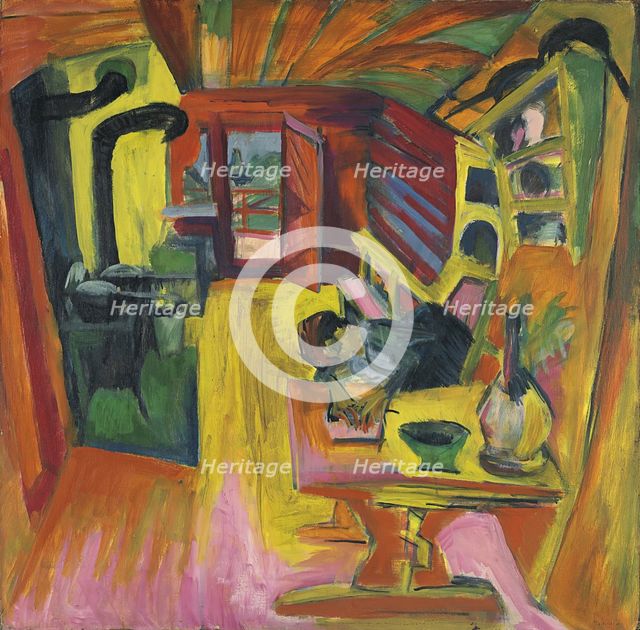 Alpine Kitchen, 1918. Creator: Ernst Kirchner.
