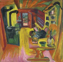 Alpine Kitchen, 1918. Creator: Ernst Kirchner