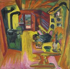 Alpine Kitchen, 1918. Creator: Ernst Kirchner