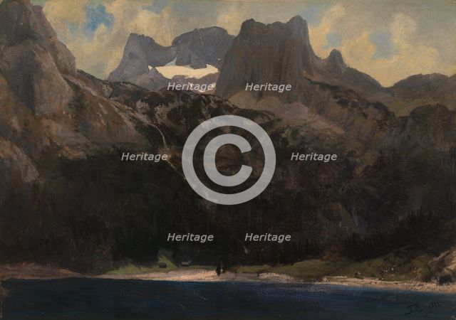 Alpine Lake, 1872. Creator: Fanny Churberg.