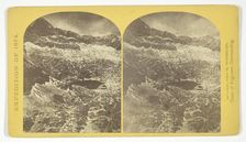 Alpine lakes, and mountain scenery, in the Cerro Blanco Mountains, Colorado, 13.000 fee..., 1874. Creator: Tim O'Sullivan