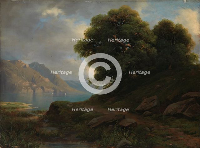 Alpine Landscape, 1830-1864. Creator: Alexandre Calame.