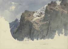 Alpine landscape, 1849. Creator: Carl Theodor Reiffenstein