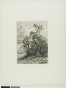 Alpine Landscape, 1861. Creator: Alexandre Calame