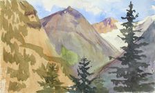 Alpine Landscape. Creator: Maria Wiik