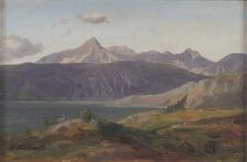 Alpine Landscape from Bavaria, 1873. Creator: Johan Knutson