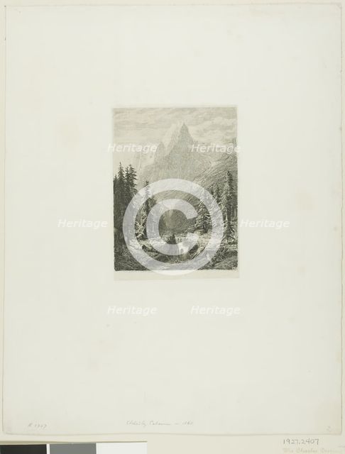 Alpine Landscape, n.d. Creator: Alexandre Calame.