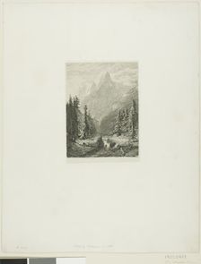 Alpine Landscape, n.d. Creator: Alexandre Calame