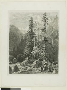 Alpine Landscape, n.d. Creator: Alexandre Calame