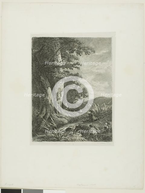 Alpine Landscape, n.d. Creator: Alexandre Calame.