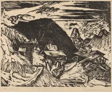 Alpine Pasture, 1918. Creator: Ernst Kirchner