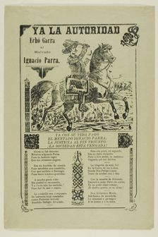 Already the Authority..., n.d. Creator: José Guadalupe Posada