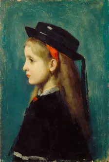 Alsatian Girl, 1873. Creator: Jean Jacques Henner