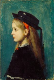 Alsatian Girl, 1873. Creator: Jean Jacques Henner