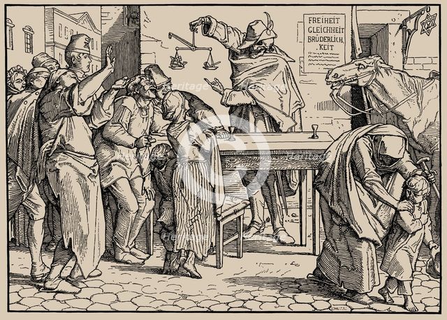 Also a Dance of Death, Sheet III, 1849.