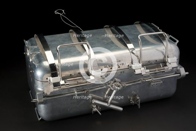 ALSRC, Apollo Lunar Sample Return Container, Apollo 11, 1969. Creator: Union Carbide.