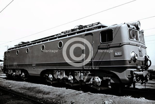 Alstrhom electric locomotive.
