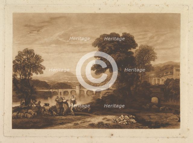 Apuleia in Search of Apuleius (unpublished plate, Liber Studiorum), 1813-23. Creator: JMW Turner.