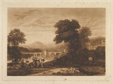 Apuleia in Search of Apuleius (unpublished plate, Liber Studiorum), 1813-23. Creator: JMW Turner