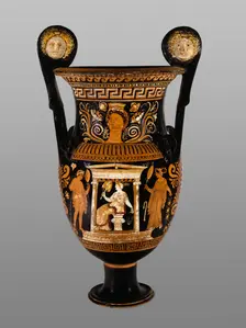 Apulian volute-crater, 4th century BC (400 BC- 301 BC). Artist: Patera Painter