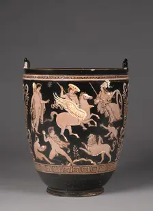 Apulian Situla, c. 350 BC. Creator: Group of the Dublin Situlae, attributed to