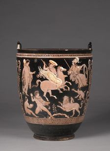Apulian Situla, c. 350 BC. Creator: Group of the Dublin Situlae, attributed to
