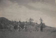 Apache dancers, c1906. Creator: Edward Sheriff Curtis