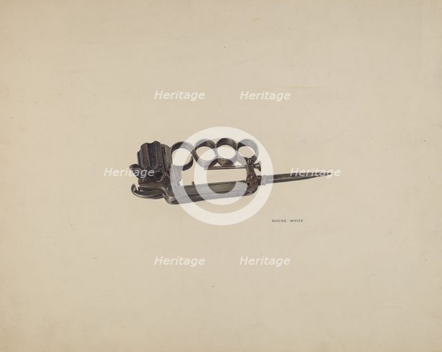 Apache Gun, 1935/1942. Creator: Wayne White.
