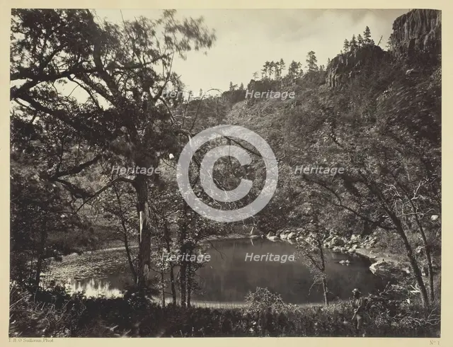 Apache Lake, Sierra Blanca Range, Arizona, 1873. Creator: Tim O'Sullivan.